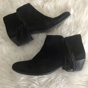Sam Edelman ankle booties with tassel